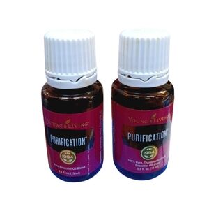 Lot Of 2 Young Living Purification Essential Oils (New) 15ml Each